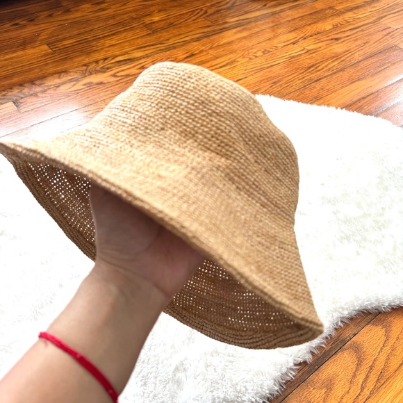 Lack Of Color Straw Bucket Hat Sz S - Picture 3 of 8